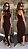 Vestido Midi Cristal Marrom - Imagem 4