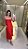 Vestido Midi Grécia Vermelho - Imagem 2