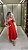 Vestido Midi Grécia Vermelho - Imagem 1