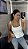 Regata Peplum Branca - Imagem 1