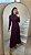 Vestido Midi Valentina Marsala - Imagem 1