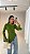 Blusa de Tricot Assimétrica Verde - Imagem 1