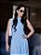 Vestido Midi Dubai Celeste - Imagem 3