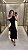 Vestido Midi Amalfi Preto - Imagem 1