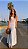Vestido Midi Tricolor Rosa - Imagem 1