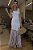 Vestido Franjas Azul - Imagem 1