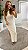 Vestido Botões Off White - Imagem 1