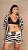 Conjunto Listrado Preto - Imagem 1