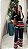 Conjunto Polo Tricolor Azul - Imagem 1