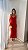 Vestido Midi Blessed Vermelho - Imagem 1