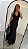 Vestido Longo Lurex Preto - Imagem 1