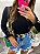 Blusa Preta Gola Alta - Imagem 3