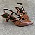 Scarpin Caramelo Verniz Salto Médio Slingback Amélia - Imagem 6