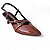 Scarpin Caramelo Verniz Salto Médio Slingback Amélia - Imagem 4