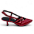 Scarpin Vermelho Verniz Salto Médio Slingback Amélia - Imagem 1