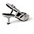 Scarpin Off White Verniz Salto Médio Slingback Amélia - Imagem 4