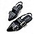 Sapatilha Slingback Preto Bico Fino Luiza - Imagem 5