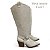 BOTA FEMININA 2 EM 1 COUNTRY CANO LONGO OFF WHITE - Imagem 1