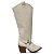 BOTA FEMININA 2 EM 1 COUNTRY CANO LONGO OFF WHITE - Imagem 10