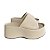 TAMANCO FLATFORM CELINA BAUNILHA - Imagem 2