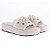 Flatform Tulum Crochê Off White - Imagem 1