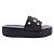 Flatform Bali Ráfia Preta - Imagem 3