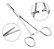 Pinça Kelly Hemostática Reta 18cm AGROZOOTEC - Imagem 2