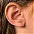 Brinco Argola Infantil Bebê Prata 925 Banho Ouro 18k Colors - Imagem 5