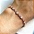 Pulseira Bracelete Banhado A Ouro Rosé - Imagem 4