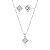 Conjunto Prata 925 Beleza Eterna Quadrado - Imagem 1
