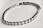 Pulseira Bracelete Banhado A Platina Com Zirconias - Imagem 4