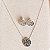 Conjunto Raízes Do Amor Prata 925 Feminino Brinco Colar - Imagem 2