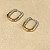 Brinco Argola Banhado Ouro 18k Cravejado Zircônias - Imagem 4