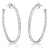 Argola Em Prata 925 E Zirconias - Imagem 1