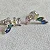 Brinco Ear Cuff Feminino Prata 925 Zircônias Coloridas - Imagem 2