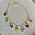 Pulseira Infantil Prata 925 Legítima Frutas Baby Delicado - Imagem 2