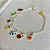 Pulseira Infantil Prata 925 Legítima Frutas Baby Delicado - Imagem 4