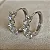 Brinco Argola Prata 925 Pedras Moissanites Diamantes Luxo - Imagem 4