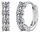 Brinco Argola Prata 925 Pedras Moissanites Diamantes Luxo - Imagem 1