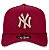 Boné New Era Snapback New York Yankees Vinho Aba Curva - Imagem 3