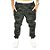 Calça Jogger Masculina Camuflada Sarja Com Lycra - Imagem 1