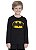 Camiseta Menino M/Longa Batman - Imagem 1