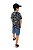 Conjunto Masculino Infantil Camiseta Estampada e Bermuda Jeans Denim - Imagem 2