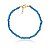 Pulseira com água marinha indiana - Imagem 1