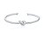 Pulseira nó (ródio branco) - Imagem 1