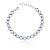 Pulseira maleável com esferas (ródio branco) - Imagem 1