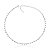 Choker com bolinhas (ródio branco) - Imagem 1