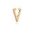 Piercing triangular com zircônias - Imagem 1