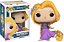 Pop Funko Rapunzel #223 Cabelo Com Trança De Flor Disney - Imagem 1