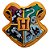 Almofada 3D Harry Potter Casas Hogwarts Aveludada Oficial - Imagem 1